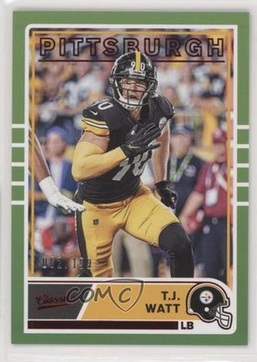 2019 Panini Chronicles Classics Red 62/199 TJ Watt #C-29 1s6