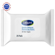 Gentle Makeup Removing Face Wipes 25 Count Cetaphil Daily Cleansing Facial