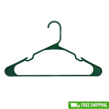 Plastic Hangers Value Pack Notched Durable Storage Solution Clothing 100 Count
