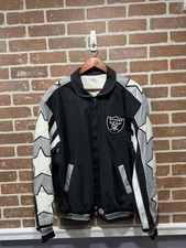 Jeff hamilton raiders reversible jacket stars size Large