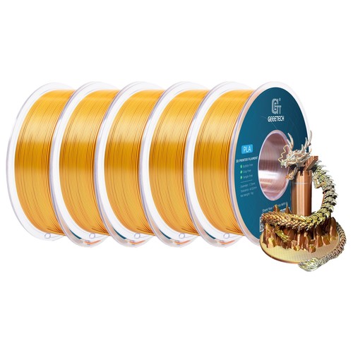 5/10kg Geeetech Silk PLA 3D Drucker Filament Glänzende Seide PLA 1,75mm 1kg/roll - Afbeelding 68 van 78