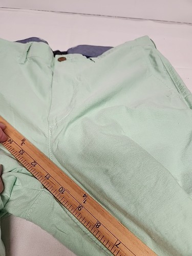 J Crew Club Mens Oxford Cloth Gree Shorts Size 34" 11" Inseam Excellent - Picture 7 of 7