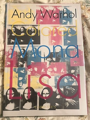 Andy Warhol: Colored Mona Lisa; Christie s 2015 4to Translucent DJ Scarce