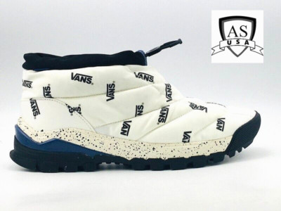 Vans Slip Hiker LX Men s Size 11.5 White & Black Nylon Quilted VN0A7Q4WA65