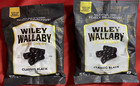 Wiley Wallaby Classic Black Licorice Soft & Chewy Candy Lot of 2 New 4 oz Bags