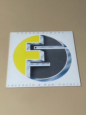Schallplatte GELB Vinyl 33 Runden LP Franco Simone Erzählung in zwei Farben 1980