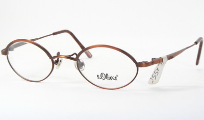 Vintage s. Oliver 1178 3 Brown-Bronze RARE UNIQUE EYEGLASSES 46-21-135mm Germany
