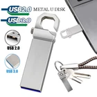 USB 3.0/2.0 Metal Memory Stick Swivel Key Flash Drive 64GB 32GB 16GB Pen Drive