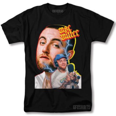 Mac Miller Shirt Concert Tour Promo Merch Tee Vntg Graphic Design T-Shirt