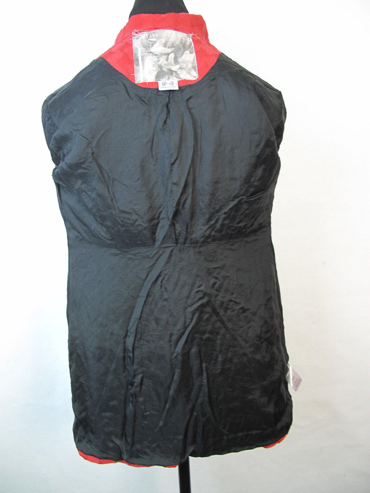 Mac And Jac Double Breasted Jacket Red Herringbon… - image 8