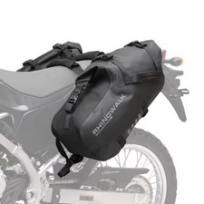 Bolsas de sillín Rhinowalk para motocicleta 18L (9L*2) equipaje de hombro impermeable duradero