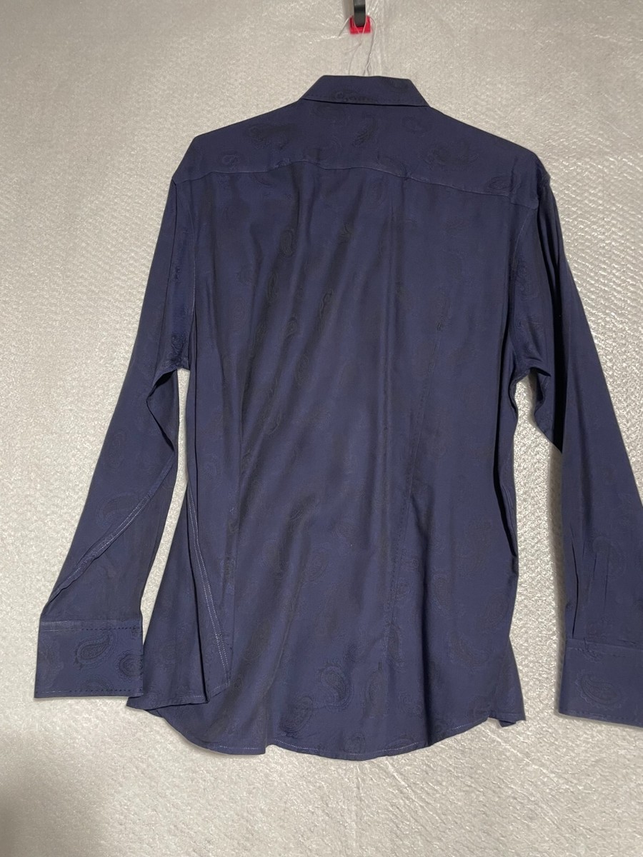 malibu blue men's dress shirts Malibu Mechanic Button Up Shirt - Light Blue