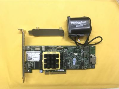 Adaptec 5405Z 512MB SATA SAS 4-Ports RAID PCI Express x8 Controller + Battery