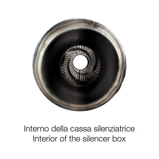Marmitta Silenziatore Universale Uscita Rotonda 60mm Simoni Racing - Immagine 2 di 4