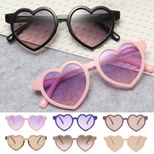 Child Kid UV400 Sun Protection Sunglasses Heart Frame Sun Shades Glasses Eyewear