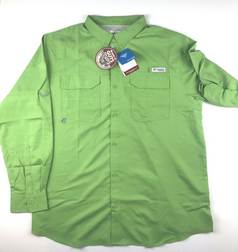 Columbia PFG Mens 2XL Green Blood and 