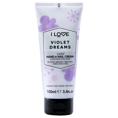Scented Hand and Nail Cream-Violet Dreams by I Love Cosmetics for Women - 3.4 oz