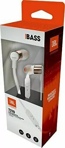 JBL T210 by Harman Pure Bass Premium Aluminum Build in-Ear