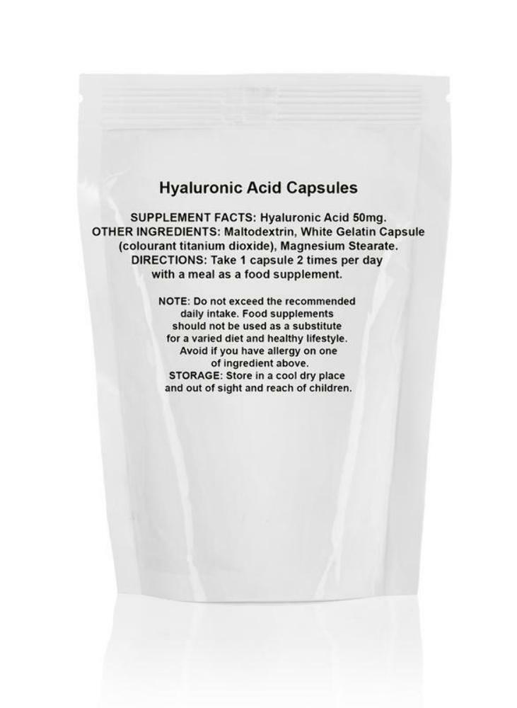 Hyaluronic Acid 50mg Hyaluronan Beauty Capsules Healthy Mood Cena nowy