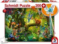 200 Teile Schmidt Spiele Kinder Puzzle Feen Im Wald Mit Feenstab 56333