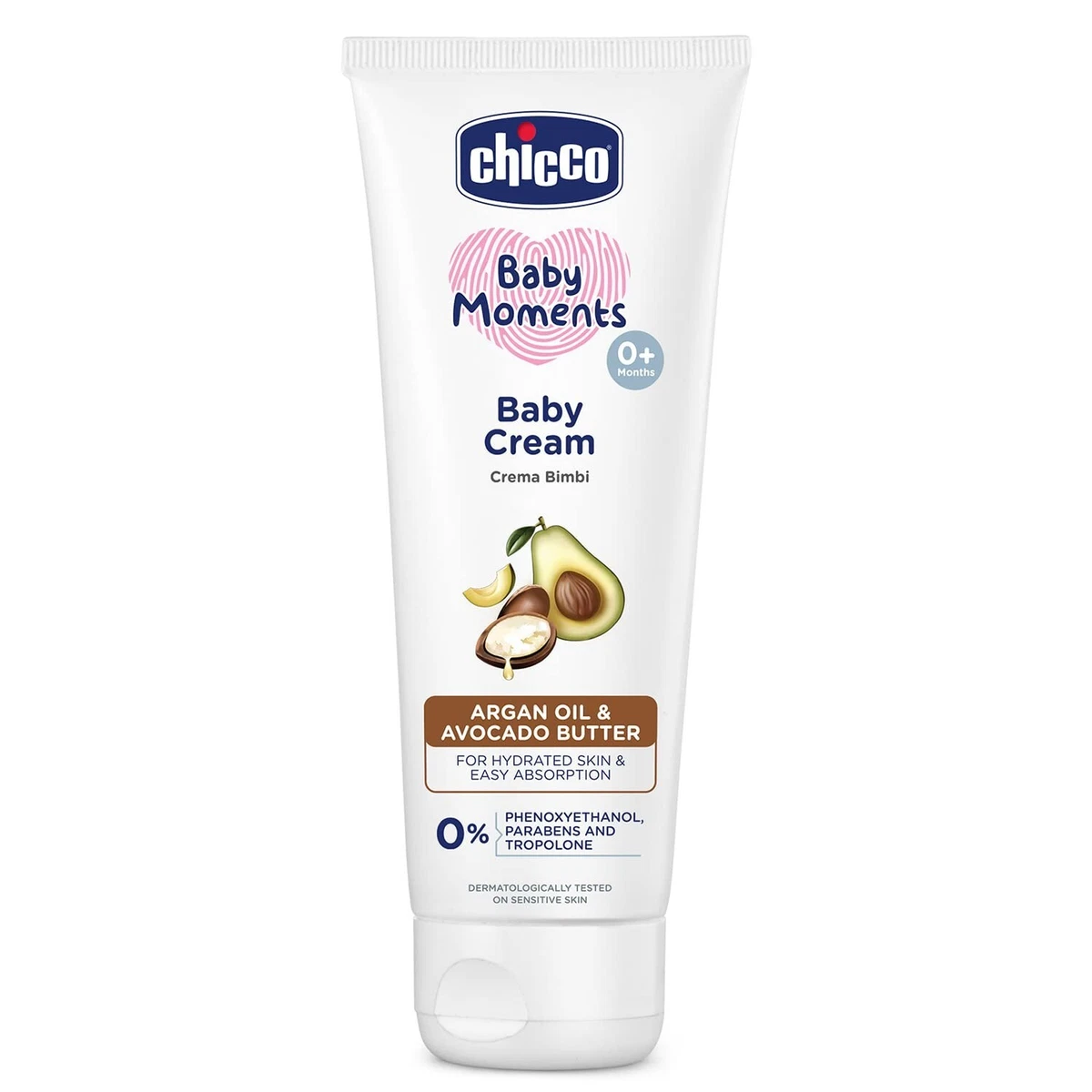 Chicco Baby Moments Baby Cream for Baby's Skin & Face 100gm