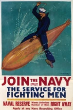 Join The Navy WPA Navel Reserve Vintage Cool Wall Decor Art Print Poster 12x18