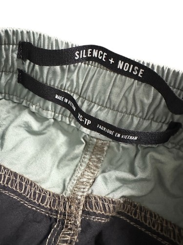 Silence + Noise Baggy Moto Urban Outfitters Color Block Cargo Pants Size XS - Picture 5 of 8