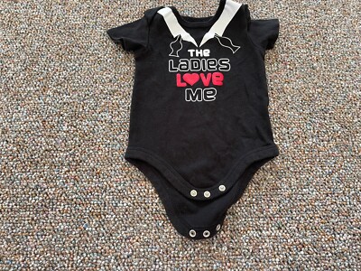 Wonder Nation The Ladies Love Me Boys Bodysuit 6-9M