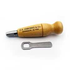 C.S. Osborne Sewing Awl Haft #145 Made In USA