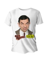 Mr Bean and Teddy Rowen Atkinson Great New Official T Shirt
