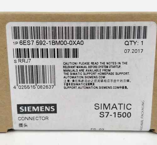 6ES7592-1BM00-0XA0 New Siemens SIMATIC S71500 Front Connector 6ES7592-1BM00-0XA0