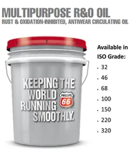 Phillips 66 R&O Oil 32, 46, 68, 100, 150, 220 or 320; Mobil DTE Oil Equivalents