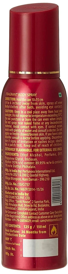 Fogg 1000 Sprays Fragrant Body Spray Delicious For Women, 120ml - Image 2 of 3