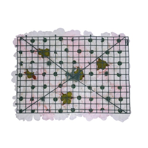 20 Stück Künstliche Rose Wandpaneel Hochzeitsort Dekor Blumenwandpaneele 40x60cm - Bild 15 von 18