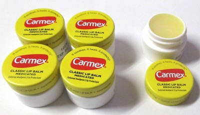 LOT OF  2, 5,12 ,18 PCS--''CARMEX'' CLASSIC LIP BALM  0.250Z,MEDICATED
