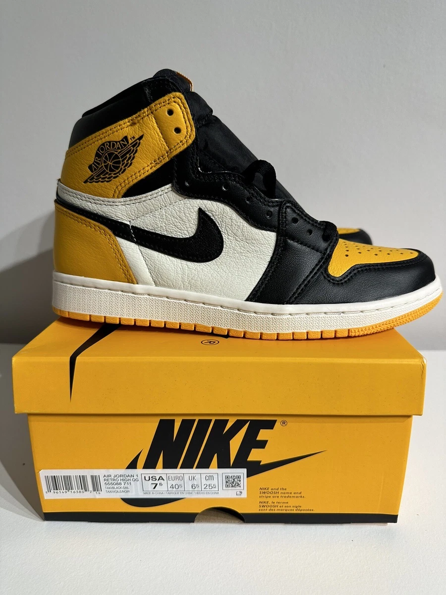 Jordan 1 Retro OG High Yellow Toe for Sale | Authenticity