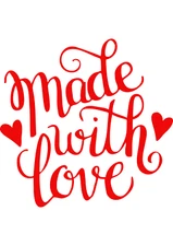 Valentine's Day Direct to Film Print - Made with Love