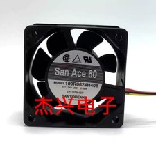 Sanyo 109R0624H401 6CM 6025 24V 0.06A 3-Wire Ball Cooling Fan