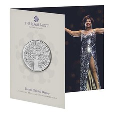 CrawleyCoins 2023 Dame Shirley Bassey Diamonds Forever UK &pound;5 BU Royal Mint Pack