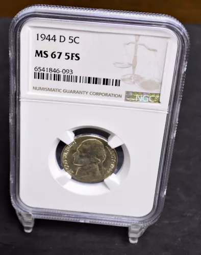 1944-D Jefferson Nickel - NGC MS67 5FS (#45769)