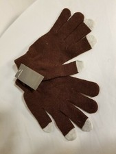 SMART Glove Brown Touch Screen Compatible One Size