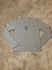 Womens Vintage Nike Long Sleeve Shirt Sz Med Made In USA