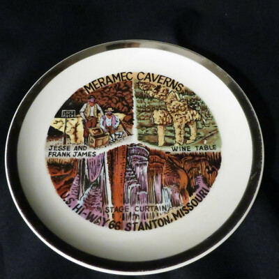 Meramec Caverns Stanton Missouri Souvenir Plate