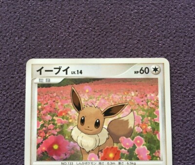 極美品　イーブイ lv.14 DP-P 2007 Eevee Pokemon Card LV.14 RARE 2007 Japanese DPBP#157