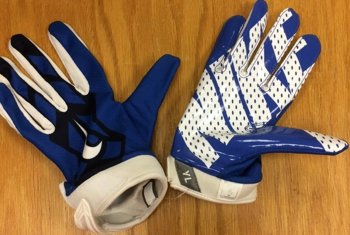 Youth Nike Vapor Jet 3.0 BBl Batting Gloves Blue Navy White Y