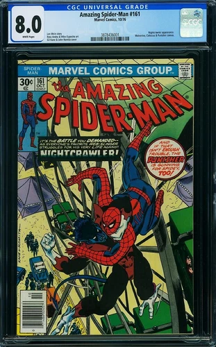 AMAZING SPIDER-MAN  #161   VF8.0  High Grade! NICE!  CGC    3878436001