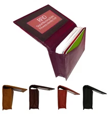 RFID Blocking Leather Credit Card ID 18 Card Holder Men's Wallet U.S Seller