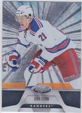 11/12 CERTIFIED...DEREK STEPAN...TOTALLY SILVER...CARD # 150...RANGERS