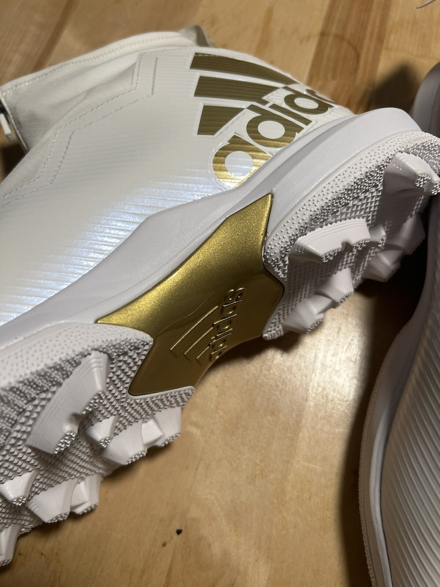 Adidas Nasty Torsion Lineman Football Cleats Men\'s White & Gold Size 14 HP8822 adidas | Shoes | Adidas Nasty Torsion Lineman Football  main image 3