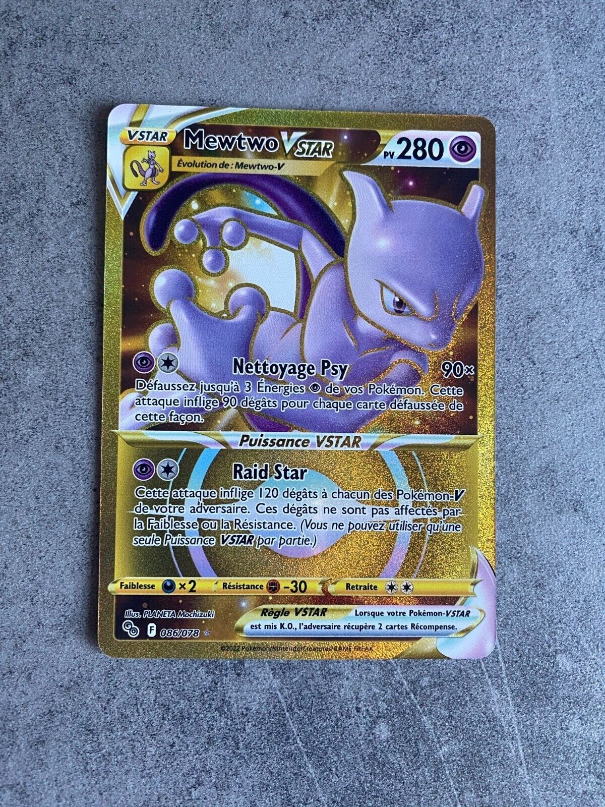 Mew Mewtwo Pokemon Cards, Carte Pokemon Gold Francais